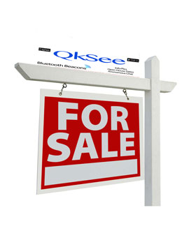 Yard sign with BeaconSpot